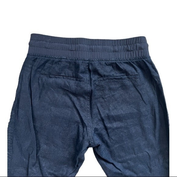 Athleta Cabo Linen Joggers Navy Size 0 - Picture 3 of 11